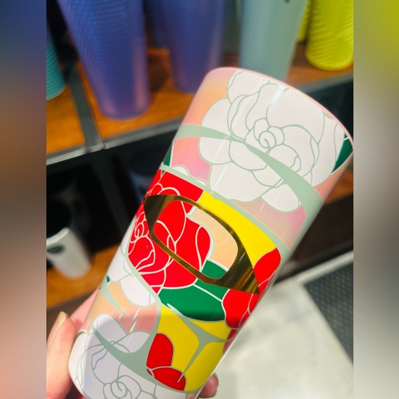 Starbucks Artist Alison Bremmer Ceramic Cup Abstract Floral Hot Tumbler New 2024 - Picture 11 of 13